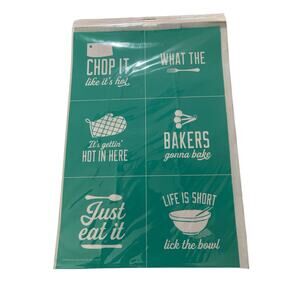 NWT Chalk Couture 12x18 Sassy Kitchen Transfers